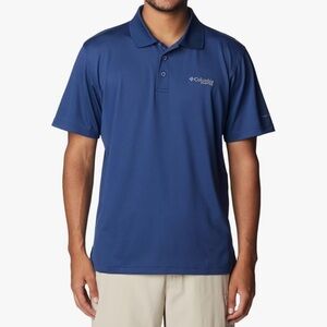 Columbia Men Low Drag Offshore Polo shirt Blue 3X